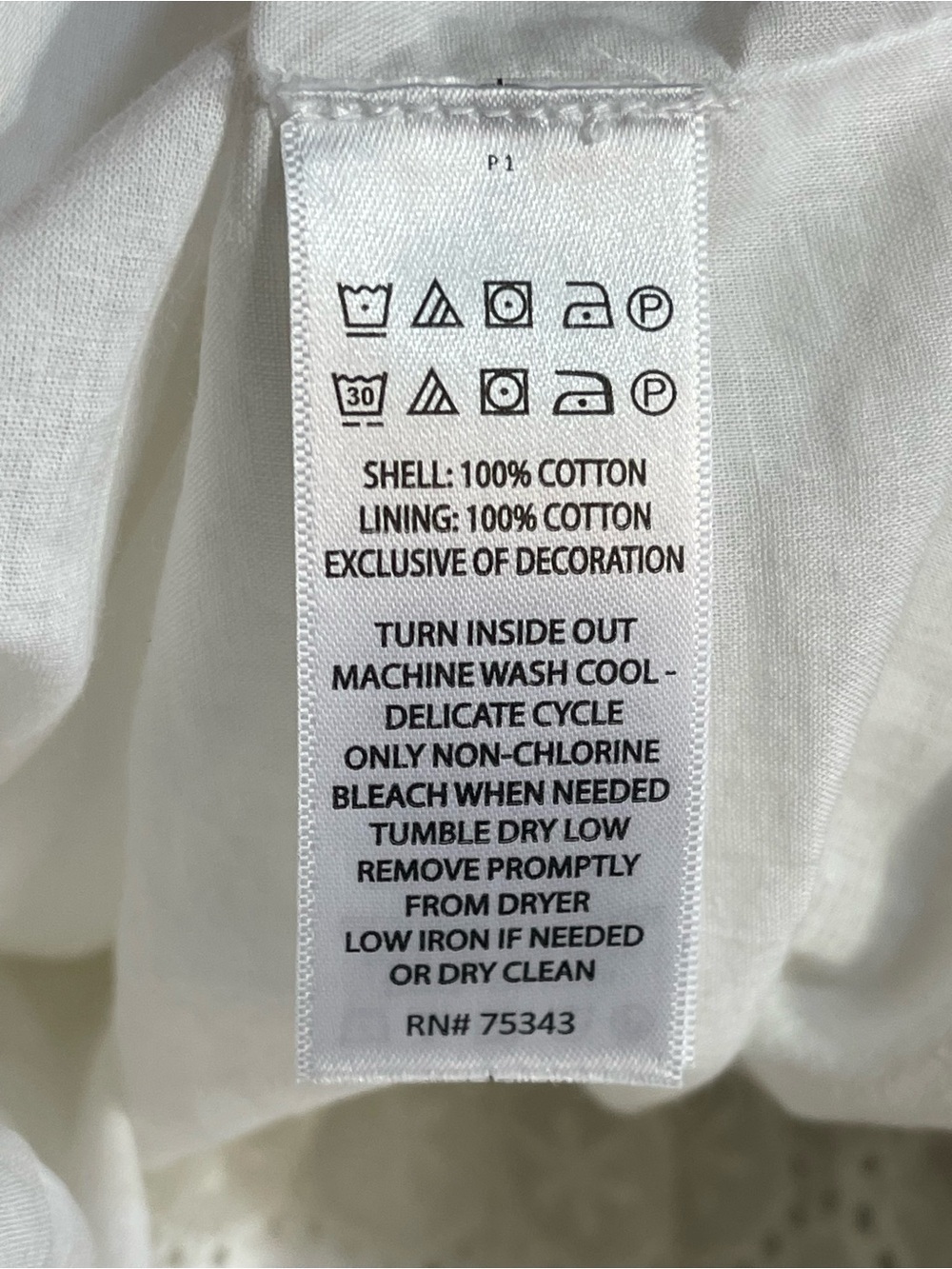 NWT Boho White Eyelet Babydoll Dress Flutter Sleeves Cottagecore Beach XSmall - Picture 14 of 14